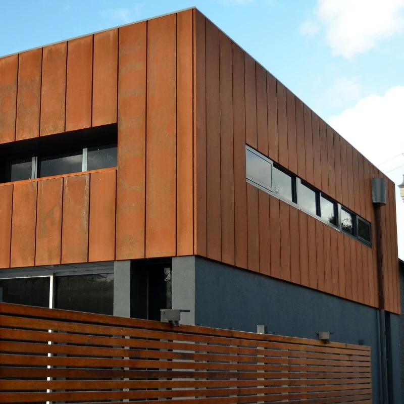 Weathering steel house3 Weathering steel house3