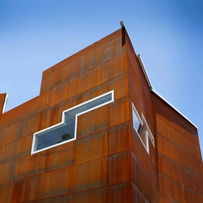 Weathering steel house2 Weathering steel house2